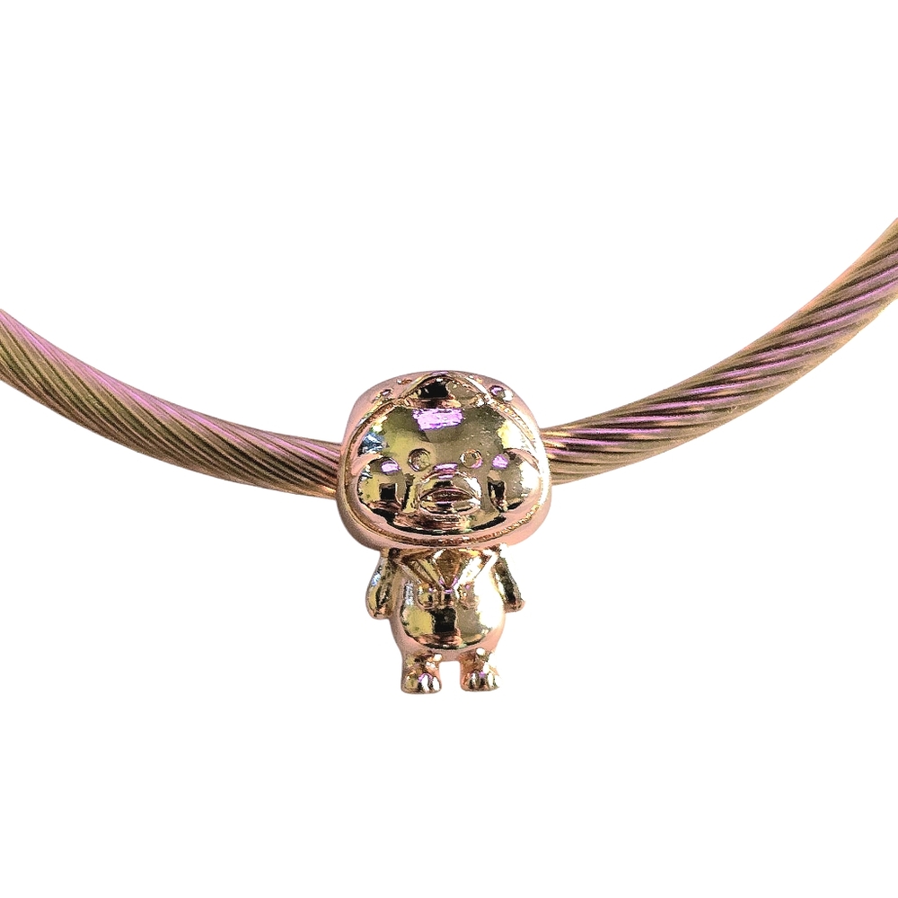 LINX DISCONTINUED Rose Gold Pekkle Hello Kitty Bracelet Charm